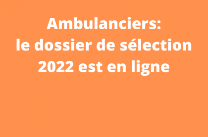 ambulancier session 2022
