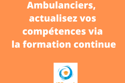 Actualisation compétences ambulanciers