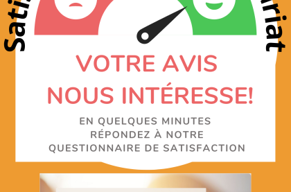 Questionnaire satisfaction accueil 2025